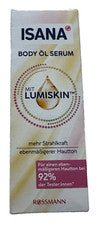 Isana Body Oil Serum con Lumiskin, 1x90 ml, nuevo y embalaje original