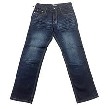Pantalones de mezclilla para hombre Hillcrest lavado oscuro pierna recta talla 34x32 estilo HC1107