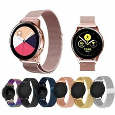 Correa de malla milanesa de metal de repuesto para relojes inteligentes Samsung