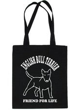 Bolso de compras inglés Bull Terrier para amantes de los perros de por vida