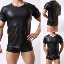 Moda Diario Hombres Camisetas Prendas para el torso Camiseta Medias Aspecto húmedo Transpirable Prendas para club