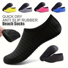 Zapatos acuáticos para adultos Calcetines de buceo Zapatos de agua de secado rápido Antideslizantes Natación Mar Playa