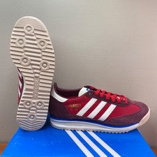 Adidas SL 72 RS Zapatillas de Gamuza para Hombre Talla 9 JI1280 Borgoña 'Sombra Rojo Azul'