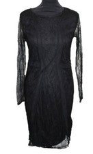 VESTIDO SEÑORA MANGA LARGA ENCAJE SOAKED LUXURY T.S NUEVO