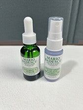 Suero de vitamina C para el cuidado de la piel Mario Badescu 1 fl. oz. y spray facial aloe, manzanilla