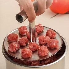 Herramienta de albóndigas de cocina con diseño ergonómico para mango y acero inoxidable