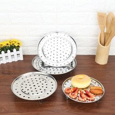 Estante de vapor Utensilios de cocina Cocina 18-30 cm Plato de cocción al vapor Tipo redondo