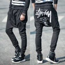 Pantalones holgados harén para hombre, pantalones informales, pantalones de moda, jogger