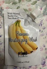 🍌 Primal Elements * Mascarilla hidratante de plátano * 4 tratamientos faciales * 1,18 oz.