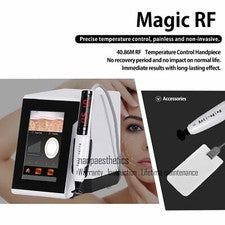 Máquina de estiramiento facial de tratamiento de ojos RF antienvejecimiento acné cuidado facial de la piel spa de bellez
