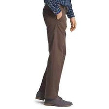 IZOD AMERICANO CHINO PANTALÓN HOMBRE CORTE RECTO COLOR DESCAFEINADO CAFÉ TALLA 32W X 32L