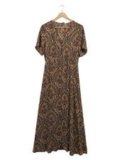 Vestido largo mujer ONLY blusa estampado cachemir talla 38 amarillo boho