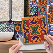 24*-Cocina-Azulejos Pegatinas Baño Mosaico Adhesivo Autoadhesivo Pared Decoración Hogar