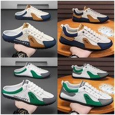 Mocasines sin espalda para hombre Tenis Aire libre Mula Entrenadores Informales Deportes Zapatos sin cordones