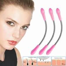 2x Barra de depiladora cuidado facial depiladora facial herramienta de enhebrado de resorte eliminación