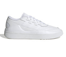 Zapatillas de hombre ADIDAS zapatos con cordones Osade cuero auténtico blanco talla 46 NUEVO