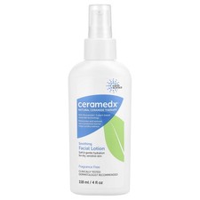 Loción facial calmante, sin fragancia, 4 fl oz (118 ml)