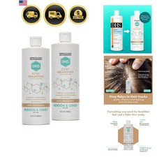 Champú de zinc - Paquete de 2 16 OZ, cuidado clarificante del cuero cabelludo | Pantenol Formula Add...