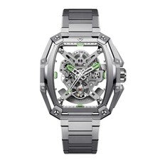 CIGA Design Z Hunter Automatico Acciaio Scheletrato Tonneau Orologio Uomo