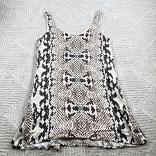 Vestido sin Mangas Serpiente Marrón Lavanda Para Mujer Mediano Fiesta Club Sexy Fecha Noche Boho