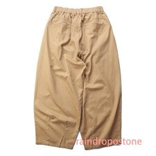 Pantalones de trabajo estilo japonés para hombre ultra sueltos de pierna ancha Cityboy pantalones informales