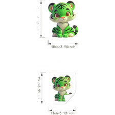 Brilla en la Oscuridad PARA TIGRE Pegatina de Pared PVC Extraíble Luz Nocturna Decoración del Hogar