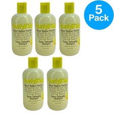 Champú súper desenredante CurlyKids - Cuidado del cabello de textura mixta - 8 oz - Paquete de 5