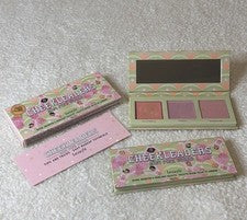 Benefit Cheekleaders Mini Pink Squad Blush Highlight Paleta 3 en 1 NUEVA EN CAJA