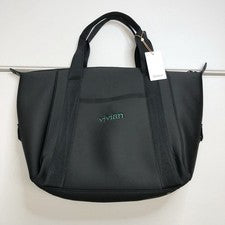 Nuevo con etiquetas Bolso de Lona Quince Negro Todo el Día Neopreno Noche Fin de Semana Bordado Vivian