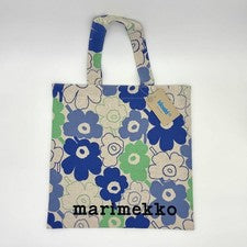 Marimekko Japón Limited Vankka Piirto Unikko Bolso de Mano Azul Verde Floral ...