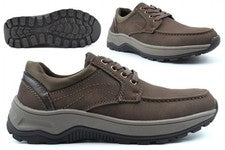 Zapatos informales de cimitarra para hombre zapatos de espuma viscoelástica zapatos cómodos con cordones talla marrón