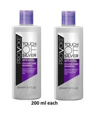 Champú Pro-Voke Touch Of Silver Colour Care 200 ml (paquete de 2)