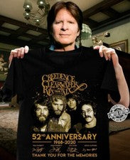 Camisa Creedence Clearwater Revival 52 Años Regalo Para Fans Unisex S-5XL BI04_268