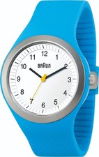 Braun BN0111WHBLG reloj de pulsera deportivo, unisex, correa de silicona azul, 66537