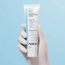Crema facial hidratante NIDA Ultimate cuidado diario de la piel reparador enrojecimiento de los poros