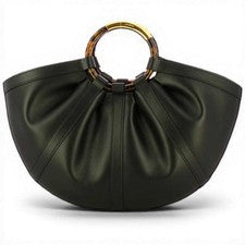 Moda Coccinelle Bolsa Shell Mujer Negro En Piel