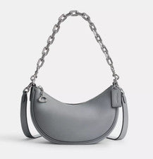Bolso de hombro/bross Coach Mira para mujer plateado/gris azul (CM583) - NUEVO CON ETIQUETAS