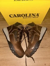 BOTAS DE SENDERISMO CAROLINA PARA HOMBRE 6” IMPERMEABLES PUNTERA COMPUESTA TALLA 9 NUEVAS CON ETIQUETAS $145 MARRÓN