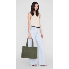 Bolso de Mano ANINE BING Lara, Salvia, Nuevo