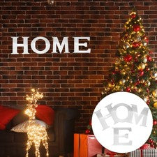 4 piezas pegatinas de pared de acrílico para letreros de hogar letras espejo decoración de sala de estar