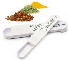 Cucharas de cocina utensilios de medición ajustables herramienta de cocina ayuda para perder peso