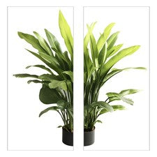 Calcomanías de decoración del hogar pegatinas de arte de pared para dormitorio plantas frescas sala de estar