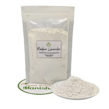Mascarilla en polvo de hierbas de lavanda 50 g relajante cuidado facial y cor...