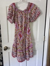 Moda Vestido Para Mujer Colorido Largo Medio Estómago Cordón Vestido de Verano