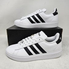 Adidas Grand Court 2.0 CloudFoam Zapatos Blancos Confort / GW9214 / Para Mujer Talla 5.5