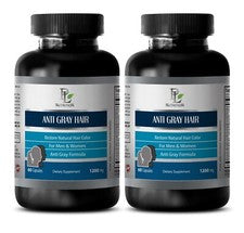 SUPLEMENTO ANTI CANAS - Saw Palmetto Berries, L-tirosina, PABA 2B