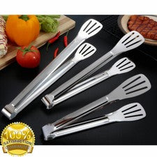 Pinza para ensaladas de acero inoxidable para utensilios de cocina de barbacoa de 1 pieza