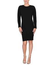 Vestido ceñido al cuerpo Rachel Rachel Roy para mujer Katerina recorte tejido acanalado L grande