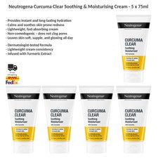 Neutrogena Cúrcuma Clear Crema Hidratante Calmante Facial 5x75ml