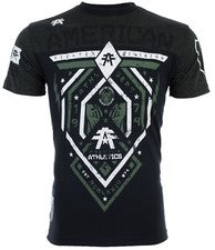 Camiseta para hombre American Fighter FAIRBANKS atlética motociclista negra MMA S-3XL